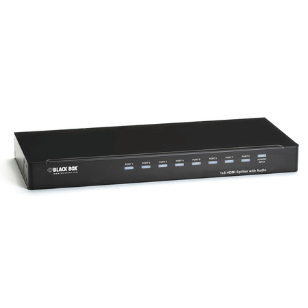 BLACK BOX 1 X 8 Hdmi Splitter w/ Audio AVSP-HDMI1X8